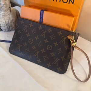 Louis Vuitton Brown Monogram Pouch